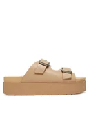 Klapki i japonki damskie - G-Star Raw Klapki RIMA-118915S Beżowy - miniaturka - grafika 1