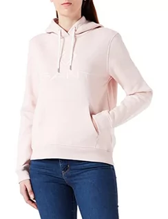 Swetry damskie - GANT Damska bluza z kapturem Lock UP Sweat Hoodie sweter z kapturem, Silver Peony, XL - grafika 1