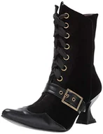 Kozaki damskie - Ellie Shoes Damskie 301-tabby półdługie kozaki, czarny - czarny - 38 EU - miniaturka - grafika 1