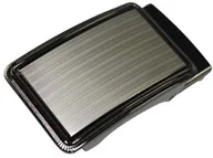 Paski - Klamra Bezniklowa Do Paska Męskiego Wizytowego Z Mechanizmem Samozaciskowym SREBRNA AUTOMAT/SAMOZACISK Garnitur 35 mm KASZ35/6 - miniaturka - grafika 1