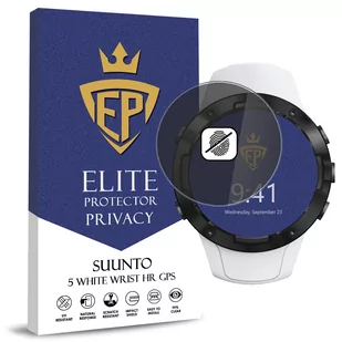 FOLIA 5D PRYWATYZUJĄCA SZKŁO ANTI-SPY DO SUUNTO 5 WHITE WRIST HR GPS - Akcesoria do smartwatchy - miniaturka - grafika 1