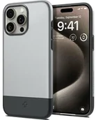 Etui i futerały do telefonów - Spigen Etui Style Armor MagFit MagSafe do iPhone 15 Pro, srebrno-szare - miniaturka - grafika 1