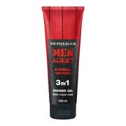 Żele pod prysznic dla mężczyzn - Dermacol Men Agent Shower Gel 3in1 żel pod prysznic Eternal Victory 250ml - miniaturka - grafika 1