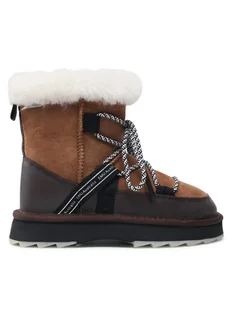 EMU Australia Śniegowce Blurred W12641 Brązowy - Śniegowce damskie - miniaturka - grafika 1