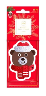 Aroma Home XMas, Zawieszka zapachowa na choinkę, Cellulose, Bear, Cinnamon - Zapachy do domu - miniaturka - grafika 1