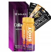 Balsamy i kremy do opalania - Soleo Collagen 5x15ml Przyspieszacz Opalania Z Kolagenem + Gratisy - miniaturka - grafika 1