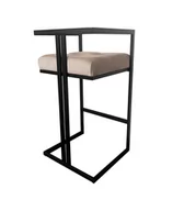 Taborety i hokery - Hoker Chesterfield podstawa cz - miniaturka - grafika 1