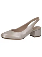 Czółenka - Caprice Damskie czółenka 9-29500-42, szarobrązowe metalowe, 39 EU, taupe Metallic, 39 eu - miniaturka - grafika 1
