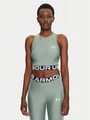 Koszulki i topy damskie - Under Armour Koszulka techniczna HeatGear 1388694 Zielony Slim Fit - miniaturka - grafika 1