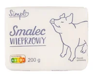 Masło i margaryna - Simpl Smalec wieprzowy 200g - miniaturka - grafika 1
