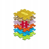 Zabawki sensoryczne - Mata Sensoryczna Ortopedyczna Zestaw 6w1 Medium 6 Puzzli Sensoryka Muffik / Mfk-023-01 - miniaturka - grafika 1