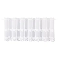 Firany - Firana gotowa KIM 45 x 150 cm biała - miniaturka - grafika 1