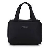 Akcesoria podróżnicze - Torba na lunch prostokątna czarna - miniaturka - grafika 1