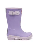 Buty dla dziewczynek - Hunter Kalosze JFT6000RMA Fioletowy - miniaturka - grafika 1