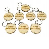 Dekoracje domu - Dzień Nauczyciela Breloczek imię grawer breloki - miniaturka - grafika 1