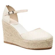 Espadryle damskie - Espadryle BOSS Madeira 50493132 Beżowy - miniaturka - grafika 1