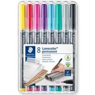 Przybory szkolne - Foliopis Lumocolor F wodoodporny 8 kolorów - miniaturka - grafika 1