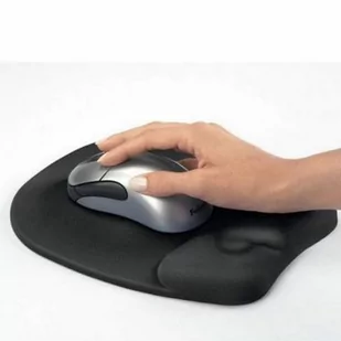Fellowes Podkładka czarna pod mysz i nadgarstek Memory Foam FE2577-2 - Podnóżki, podpórki, podkładki - miniaturka - grafika 1