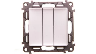 Legrand Legrand Valena Life aluminium łącznik potrójny l_752303 - Wyłączniki światła i elektryczne - miniaturka - grafika 1