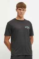 Koszulki męskie - Billabong t-shirt Arch Fill męski kolor czarny gładki ABYZT02442 - miniaturka - grafika 1