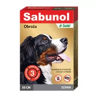 Smycze dla psów - dr Seidla Sabunol Sabunol biobójcza p kleszczom i pchłom kolor szary rozm 50cm - miniaturka - grafika 1