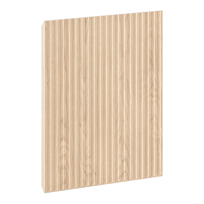 Mexen Rivel front ryflowany do korpusu szafki łazienkowej 30 x 43,5 cm, dąb - 91A21-0300-470-1-81