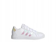 Buty sportowe męskie - Buty młodzieżowe sportowe trampki białe adidas Grand Court 2 GY2326 40 - miniaturka - grafika 1
