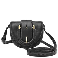 Torebki damskie - Fossil Womens Harwell torba na ramię, czarna, 10,8 x 3,4 x 7 cm wys, czarny, 10.8 cm L x 3.4 cm W x 7 cm H - miniaturka - grafika 1
