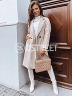 Płaszcze damskie - Płaszcz damski HARVEST jasnobeżowy Dstreet TY3883-M/38 - miniaturka - grafika 1
