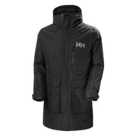 Płaszcze męskie - Męski Płaszcz ocieplany HELLY HANSEN RIGGING COAT 53508_990 – Czarny - miniaturka - grafika 1