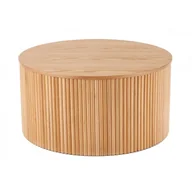 Ławy i stoliki kawowe - Okrągły stolik kawowy do salonu L4-N68 - miniaturka - grafika 1