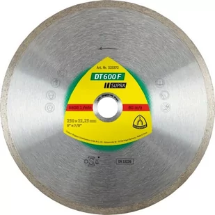 Klingspor Tarcza diamentowa pełna do ceramiki DT600F, 180x1,6x30/25,4 mm - Akcesoria do elektronarzędzi - miniaturka - grafika 1