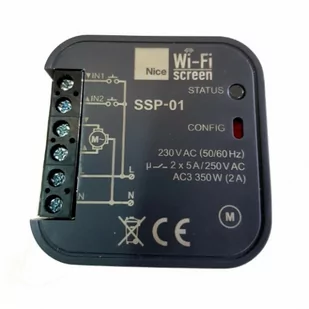 Nice Sterownik WiFi SSP-01 Screen do napędów roletowych - Akcesoria do bram - miniaturka - grafika 1