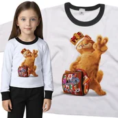Piżamy dla dziewczynek - Piżama dziecięca Garfield z Walizką 98/104 - VoloDonum - miniaturka - grafika 1