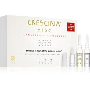 Crescina Pielęgnacja na porost włosów i przeciw wypadaniu włosów dla kobiet Transdermic 500 20 x 3,5 ml - Serum do włosów - miniaturka - grafika 1