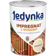 Farby i impregnaty do drewna - Jedynka Impregnat do drewna z woskiem Bezbarwny 0,9 l - miniaturka - grafika 1