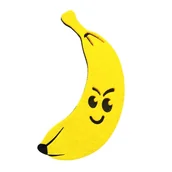 Dodatki do strojów karnawałowych - BANAN FILCOWY ŻÓŁTY 17,5x10cm - miniaturka - grafika 1