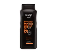 Żele pod prysznic dla mężczyzn - Luksja, Men Sport, Żel pod prysznic 3w1, 500 ml - miniaturka - grafika 1