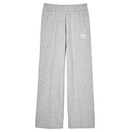 Spodnie damskie - Umbro Core damskie spodnie dresowe z prostymi nogawkami szare - miniaturka - grafika 1