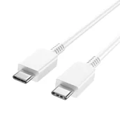 Pozostałe akcesoria do telefonów - Kabel USB-C - USB-C Type-C 3A Power Delivery PD QC przewód 1M Biały 1szt. - miniaturka - grafika 1