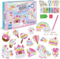 Prace ręczne dla dzieci - Haft Diamentowy Malowanie Diamentami Mozaika 5D - miniaturka - grafika 1