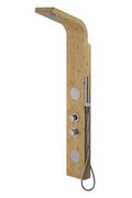 Panele prysznicowe - Bali Corsan panel natryskowy bambusowy chrom bateria termostat B-231 ✖️AUTORYZOWANY DYSTRYBUTOR✖️ - miniaturka - grafika 1