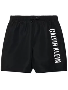 Kąpielówki dla chłopców - Calvin Klein Swimwear Szorty kąpielowe B70B700299 Czarny Regular Fit - grafika 1
