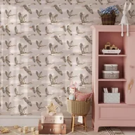 Tapety - Tapeta Gąski - beżowa - miniaturka - grafika 1