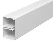Kanały kablowe - OBO Bettermann Kanał instalacyjny z przegrodą 40x25 WDK-N25040RW biały 6150640 2m 6150640 - miniaturka - grafika 1