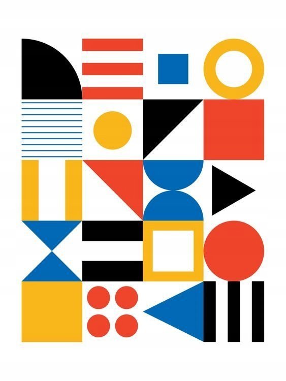 PUZZLE Bauhaus Vintage Retro ART + IMIĘ Pudełko 120 el.