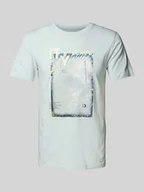 Koszulki męskie - T-shirt o kroju regular fit z czystej bawełny - miniaturka - grafika 1