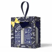 Zestawy kosmetyków męskich - HISKIN CHRISTMAS MEN SET NAVY BLUE Zestaw prezentowy kosmetyków świątecznych dla mężczyzn - miniaturka - grafika 1