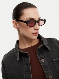 Vans Okulary przeciwsłoneczne Out There Sunglasses VN000ND7BLK1 Czarny - Okulary przeciwsłoneczne - miniaturka - grafika 1