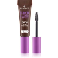 Akcesoria i kosmetyki do stylizacji brwi - essence Thick & Wow! Fixing Brow Mascara 03 - maskara do brwi  03 Brunette Brown - miniaturka - grafika 1